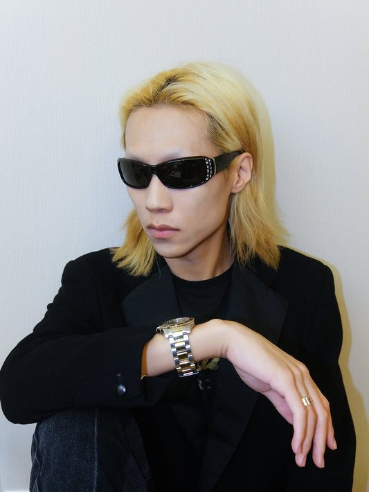 Rhinestone Polarized UV400 Unisex Sunglasses