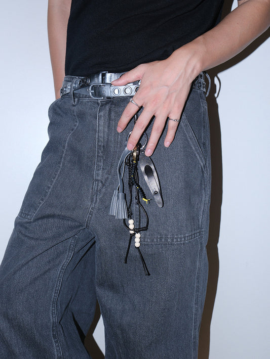 Utility Tassel Rope Keychain Pants Chain
