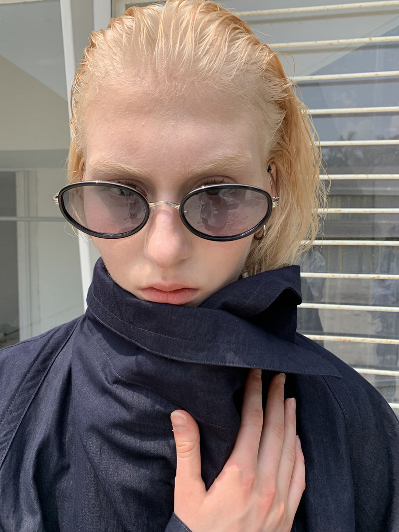 Tortoiseshell Oval Long Frame Sunglasses