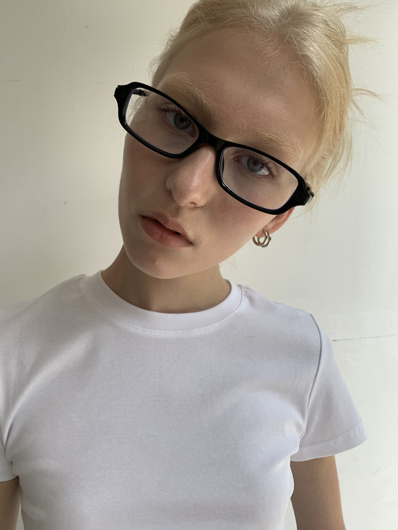 Classic Long Oval Retro Glasses