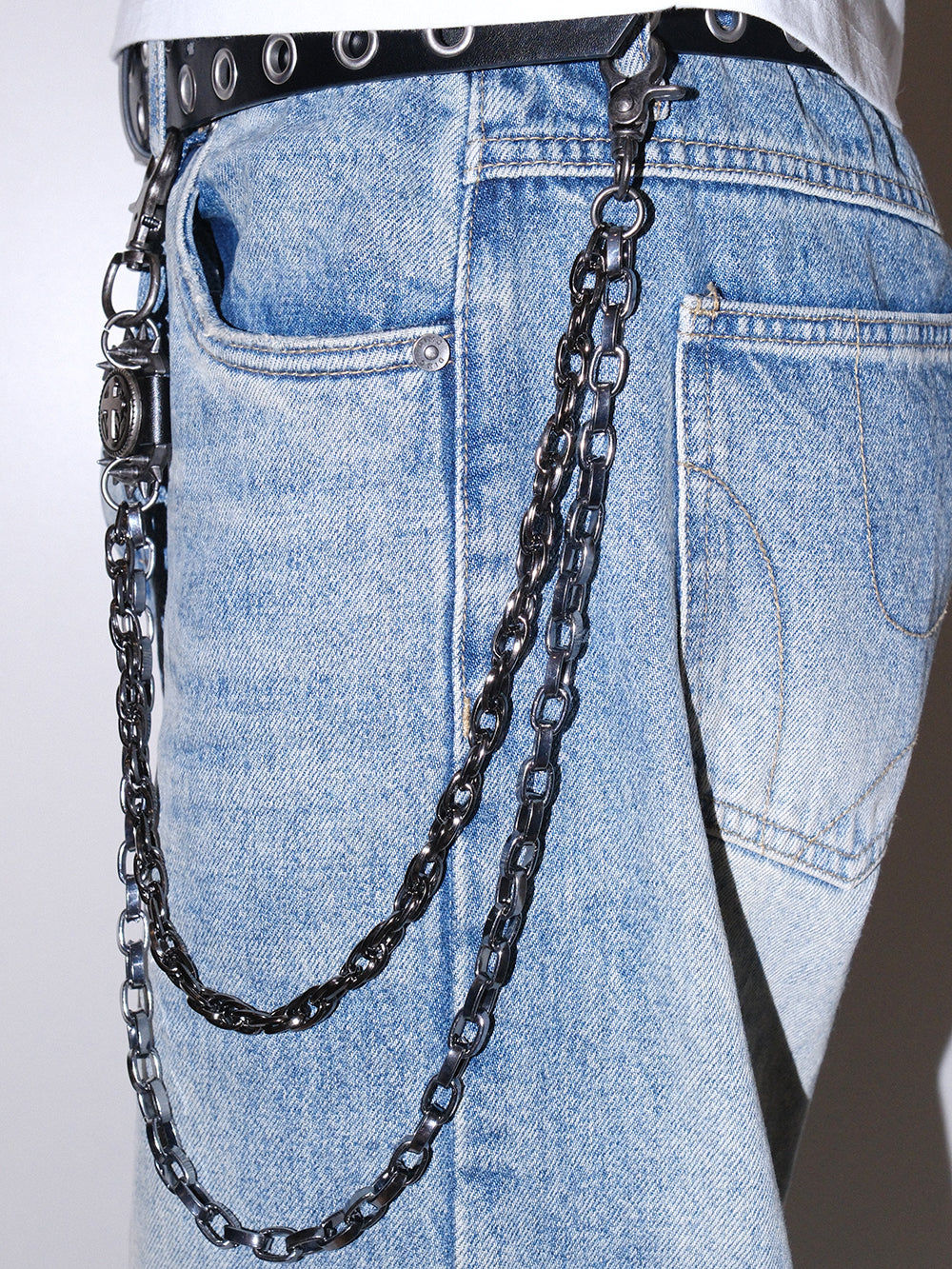 Punk Cross Pendant Pants Chain