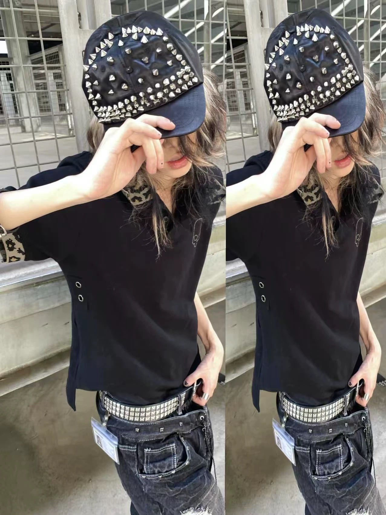 Subculture Y2K Studded Baseball Cap