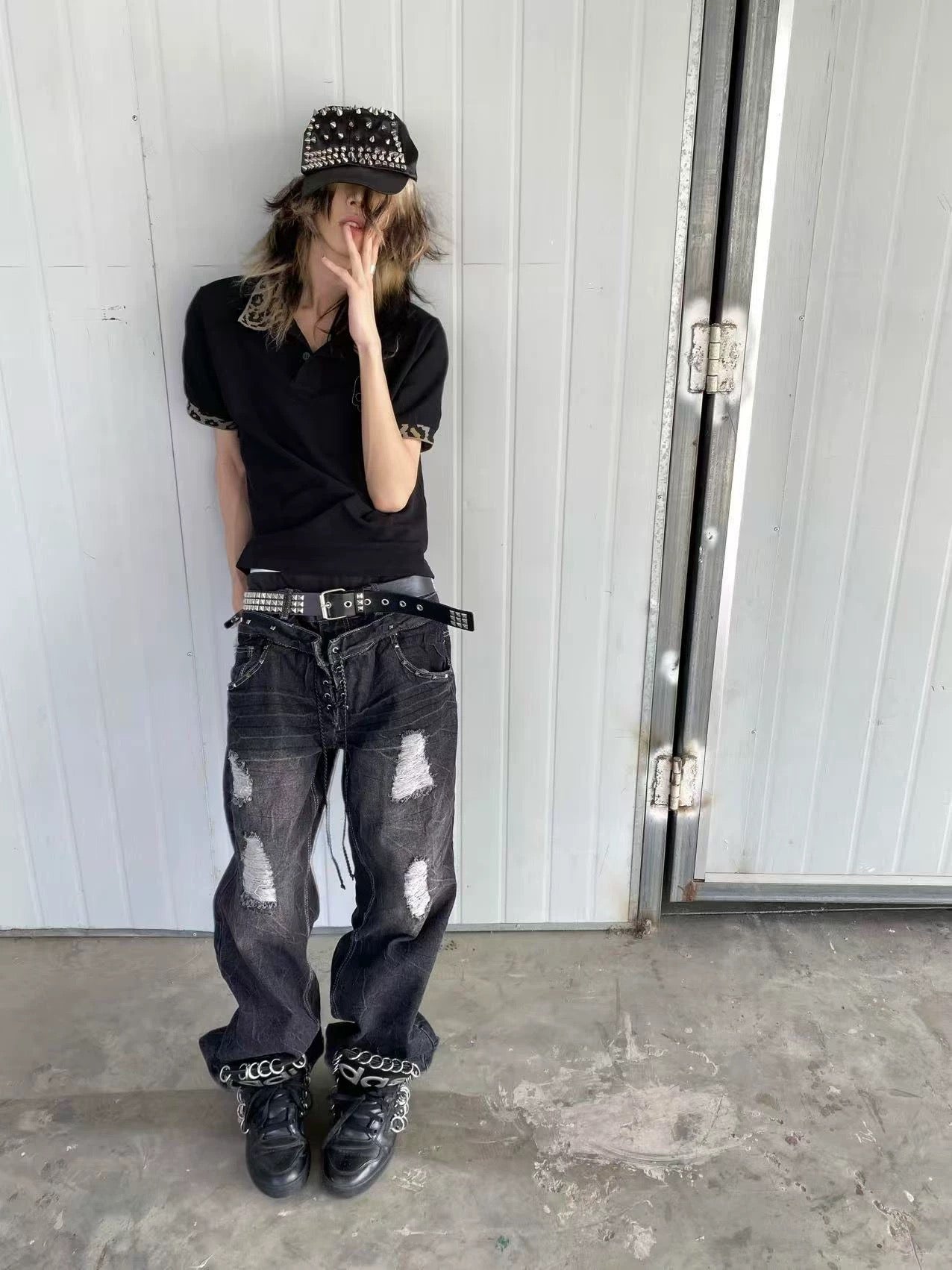 Subculture Y2K Studded Baseball Cap