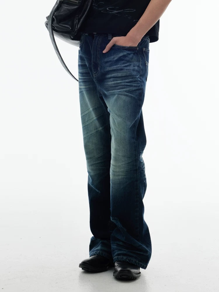 Rock Studded Visual Kei Flare Jeans