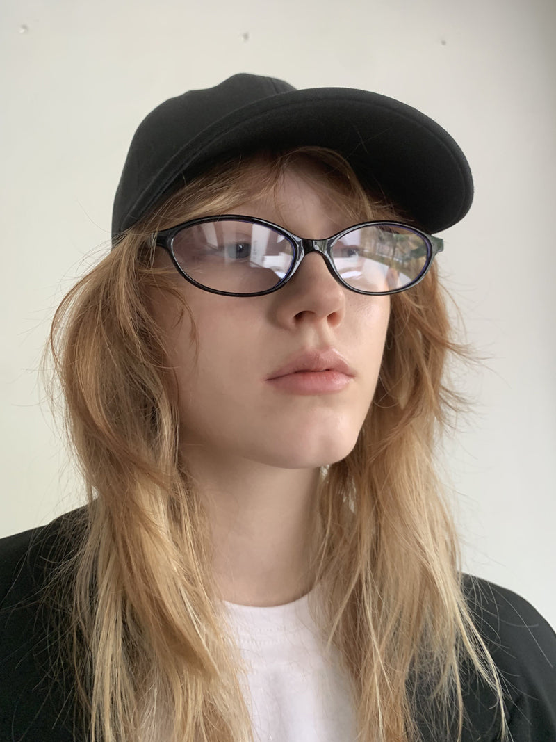 Classic Black Oval Frame Eyewear