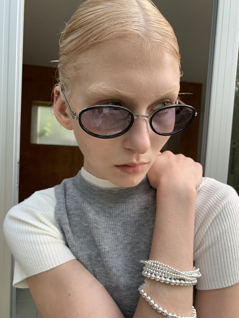 Tortoiseshell Oval Long Frame Sunglasses