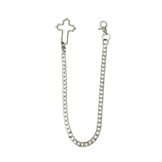 Metal Cross Buckle Pants Chain