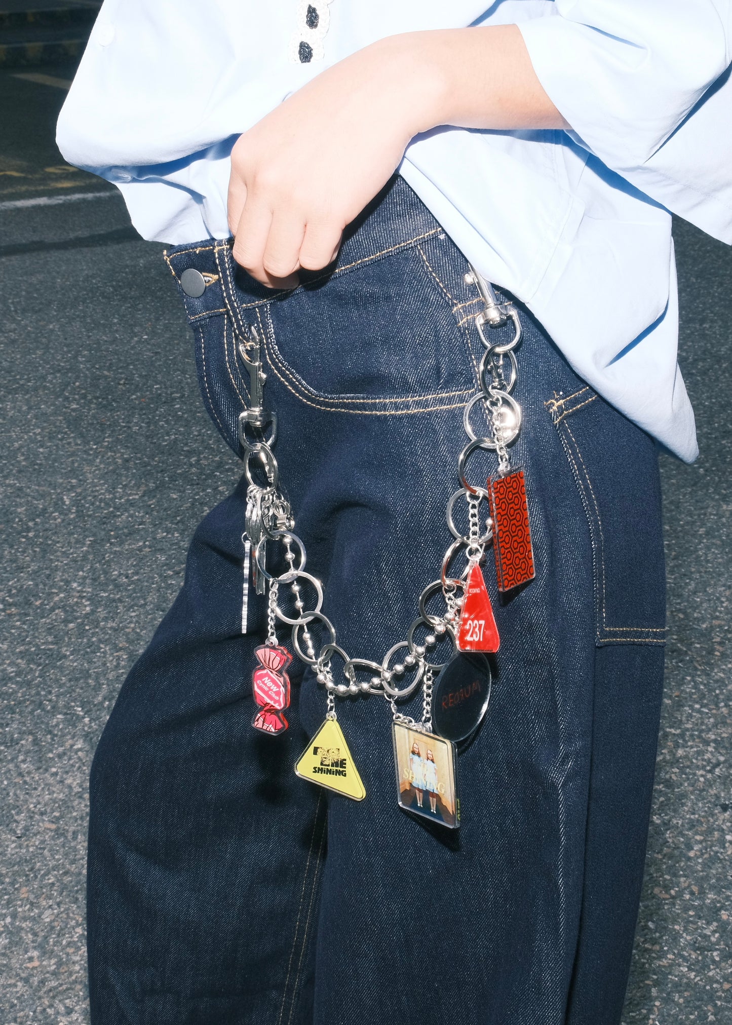 The Shining Horror Acrylic Poster Pants Chain