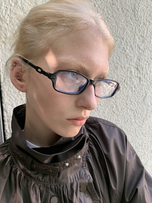 Classic Long Oval Retro Glasses