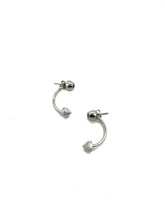 Unisex Cross Design Detachable Earrings