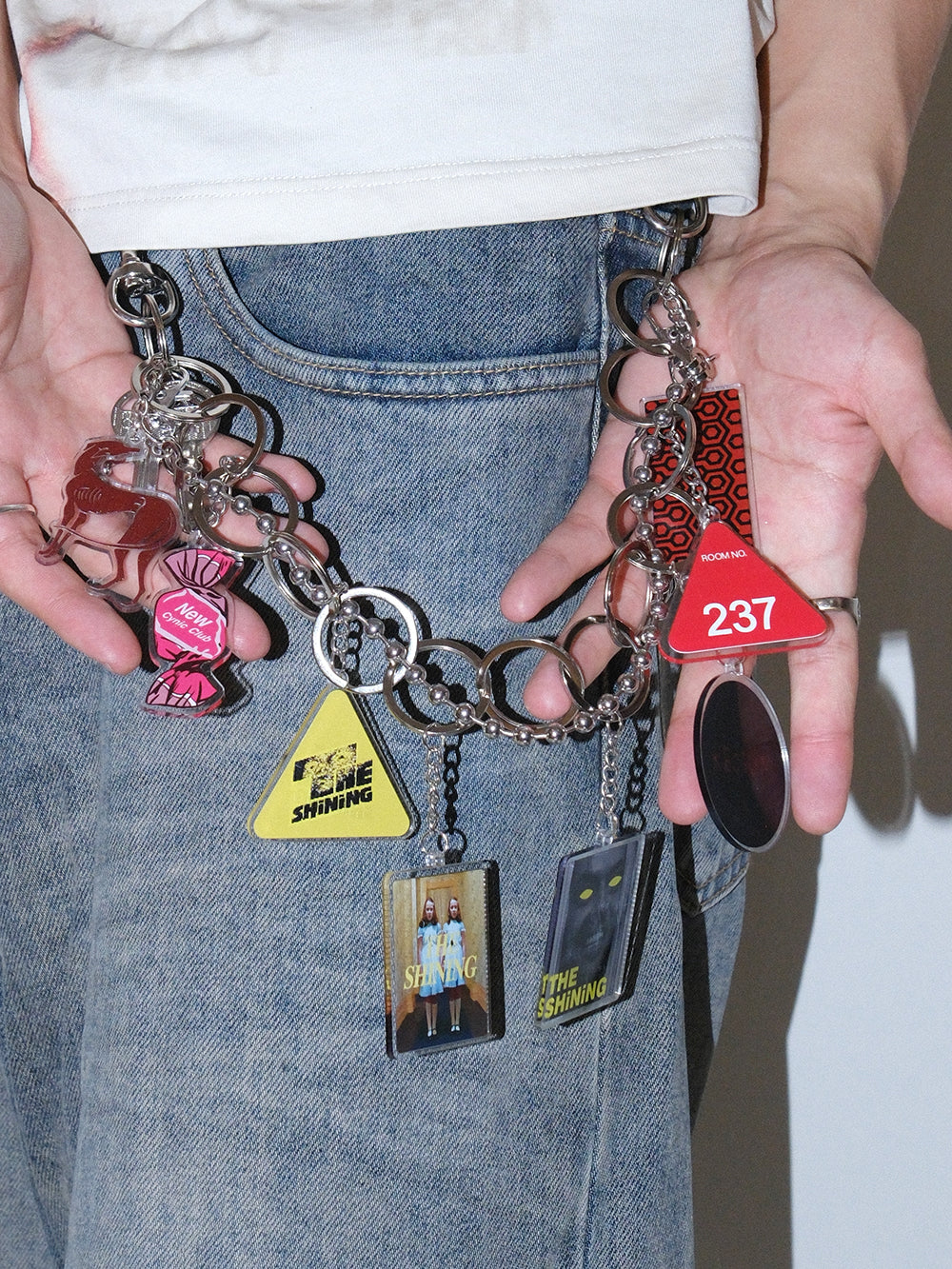The Shining Horror Acrylic Poster Pants Chain