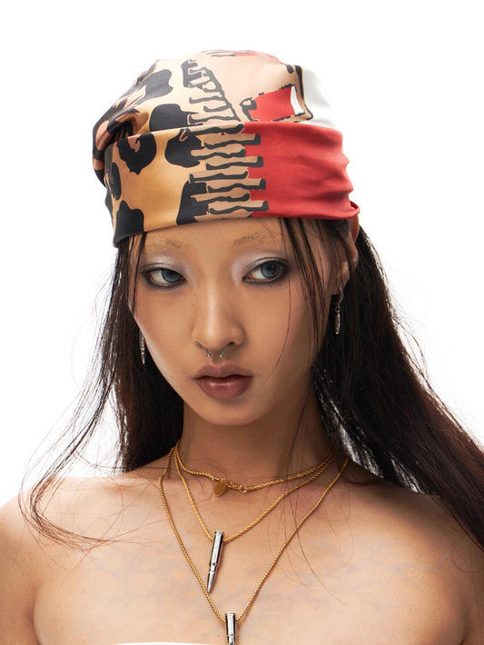 Multi-Way Leopard Union Jack Tube Top Bandana