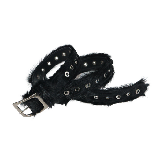 Premium Horsehair Top Grain Leather Belt