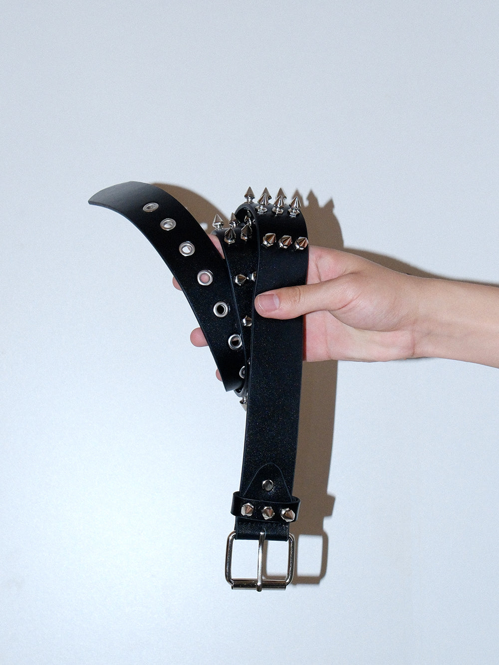 Black Spiked Studded Gothic Punk Belt