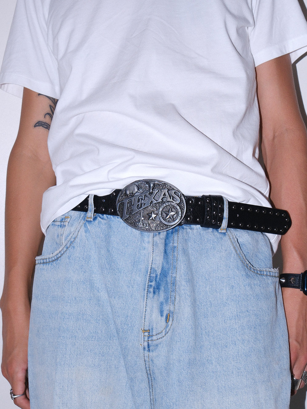 Western Cowboy Style Texas Letter Belt