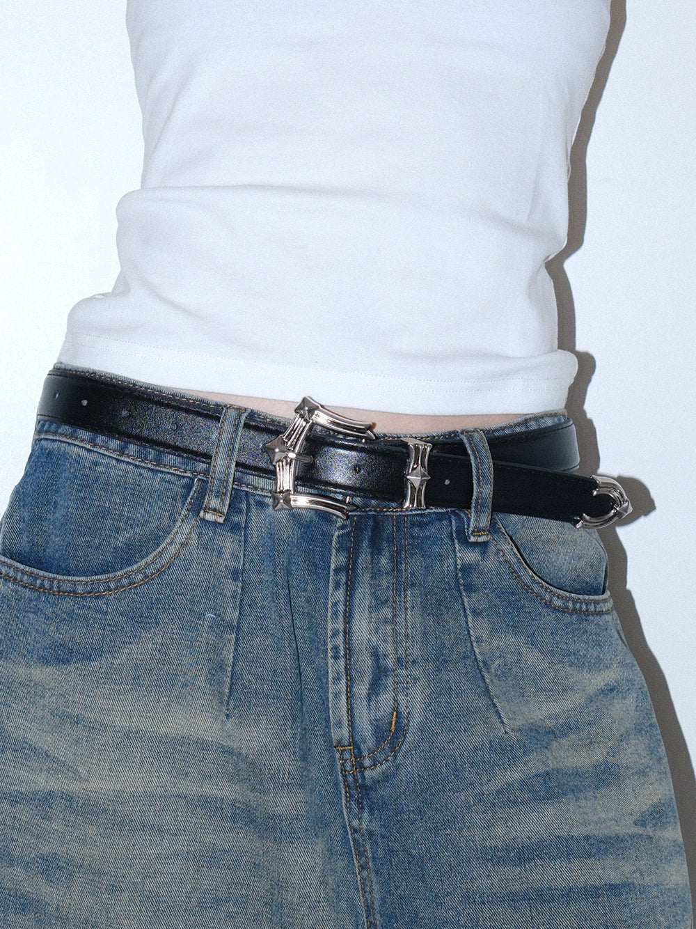 Cleanfit Vintage Horseshoe Buckle Belt