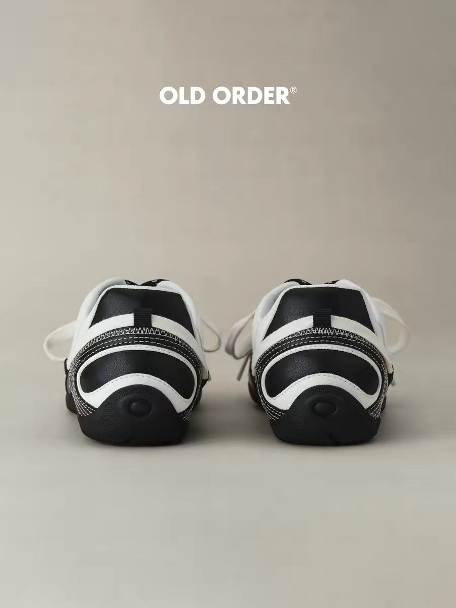 OLDORDER Turbine Lite Retro Black Sneakers - Summer Low-Profile Casual Shoes for Men/Women