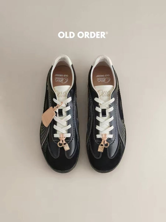 OLDORDER Turbine Lite "Ebony Sage" Sneakers - Women's Low-Profile Retro GAT Shoes