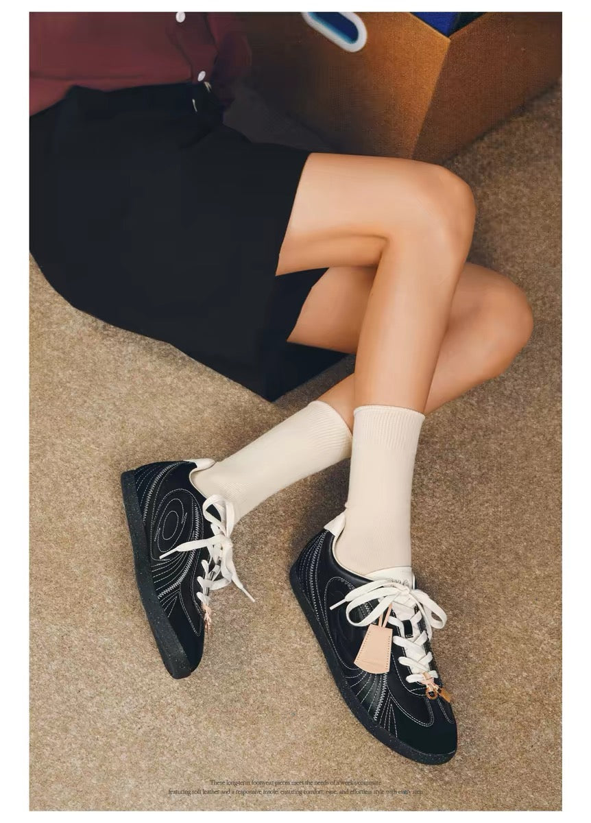 OLDORDER Turbine Lite "Ebony Sage" Sneakers - Women's Low-Profile Retro GAT Shoes
