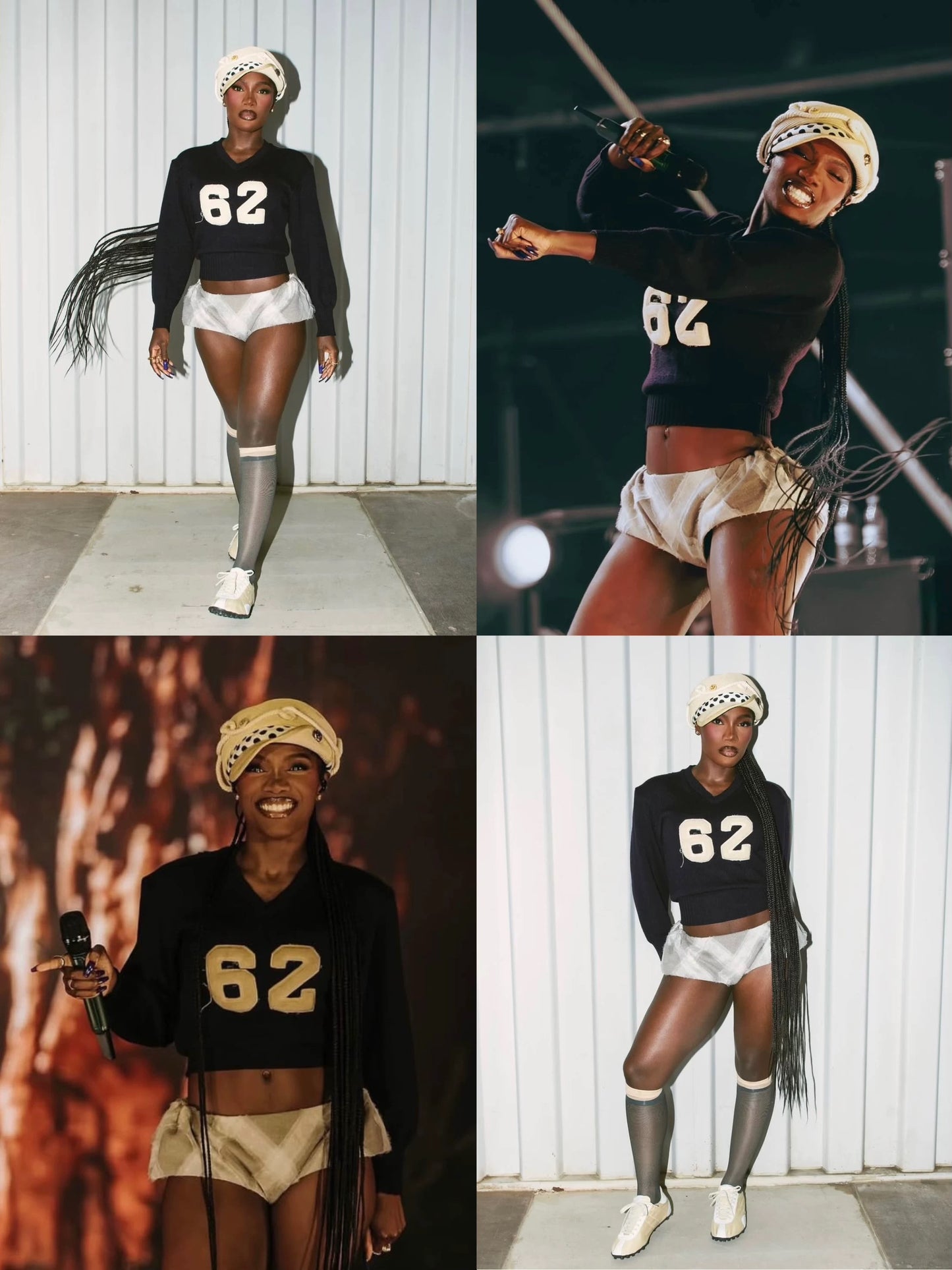 Doechii Inspired Polka Dot Straw Hat