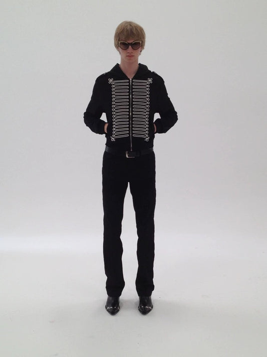 Rope Embroidery Royal Totem Two-Tone Hoodie