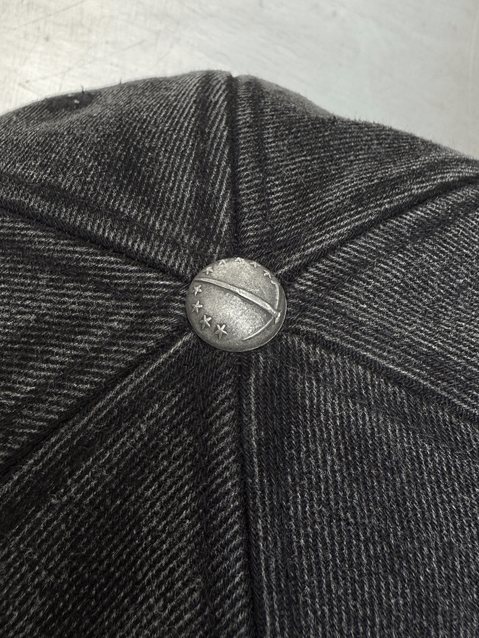 Ninestar Washed Vintage Blue Black Camo Cap