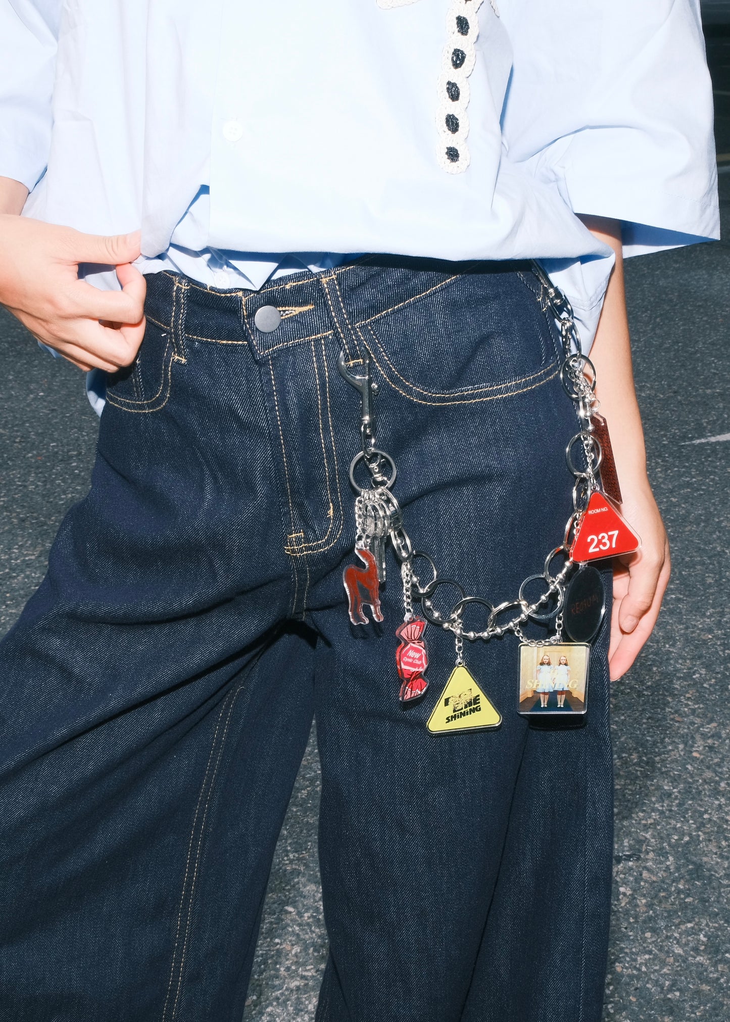 The Shining Horror Acrylic Poster Pants Chain